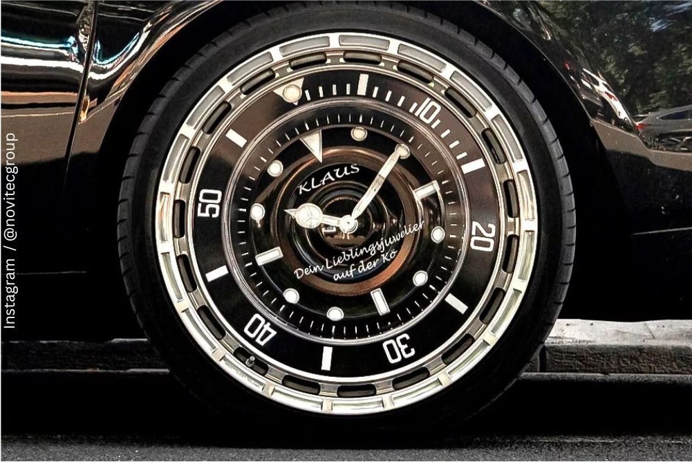 Rolls-Royce mit Rolex Felge