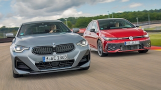 BMW 230i Coupé M Sport gegen VW Golf GTI
