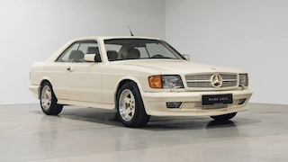 Dieser originale 500 SEC ist ein ziemliches teures Taxi