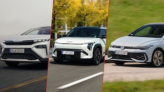 Die drei besten förderfähigen E-Autos im Test   Aufmacher