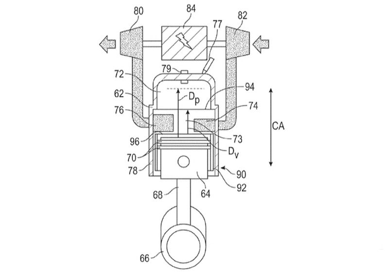 Die Patentzeichnung für das GM-Zweitaktpatent