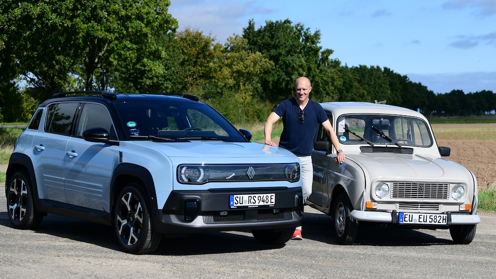 Renault 4 E-Tech elektrisch gegen R4 (1961): Neu vs. Alt