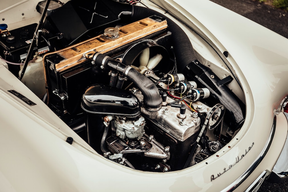 Motor des Auto Union 1000 Sp