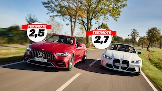 BMW M4 Competition Cabrio xDrive Mercedes-AMG CLE 53 4Matic+ Cabrio