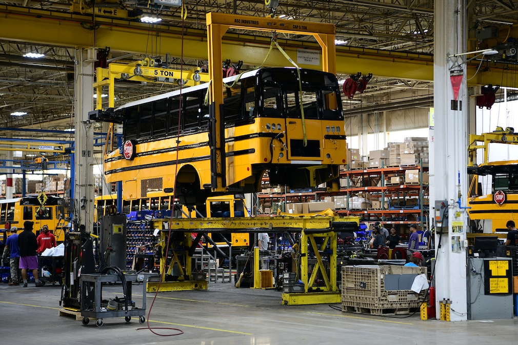 Schulbus von Thomas Built Buses