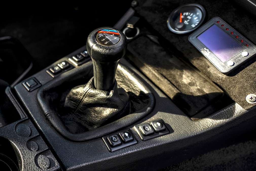 Schalthebel des BMW E30 Touring M3-Umbau