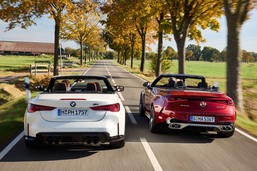 BMW M4 Competition Cabrio xDrive Mercedes-AMG CLE 53 4Matic+ Cabrio
