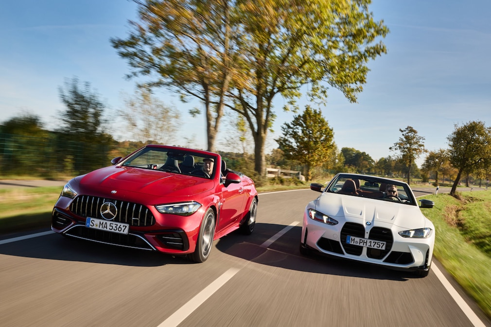 BMW M4 Competition Cabrio xDrive Mercedes-AMG CLE 53 4Matic+ Cabrio