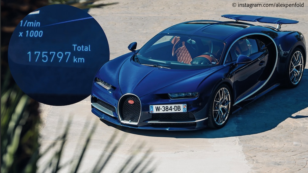 Bugatti Chiron wird zum Kilometerfresser