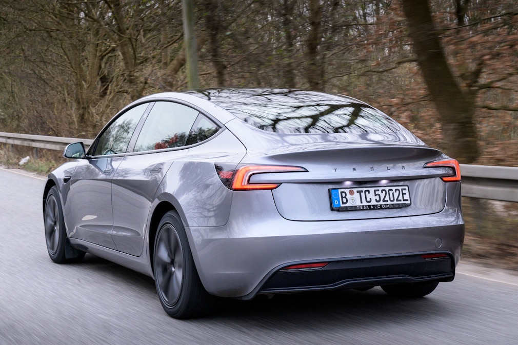 Tesla Model 3 Maximale Reichweite RWD