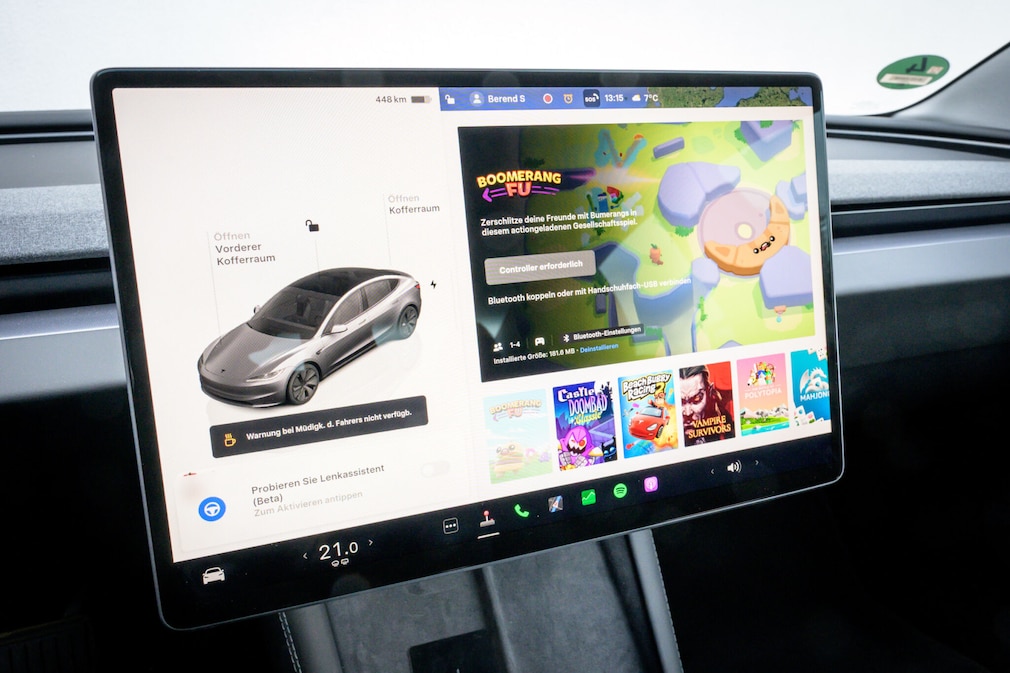 Tesla Model 3 Maximale Reichweite RWD