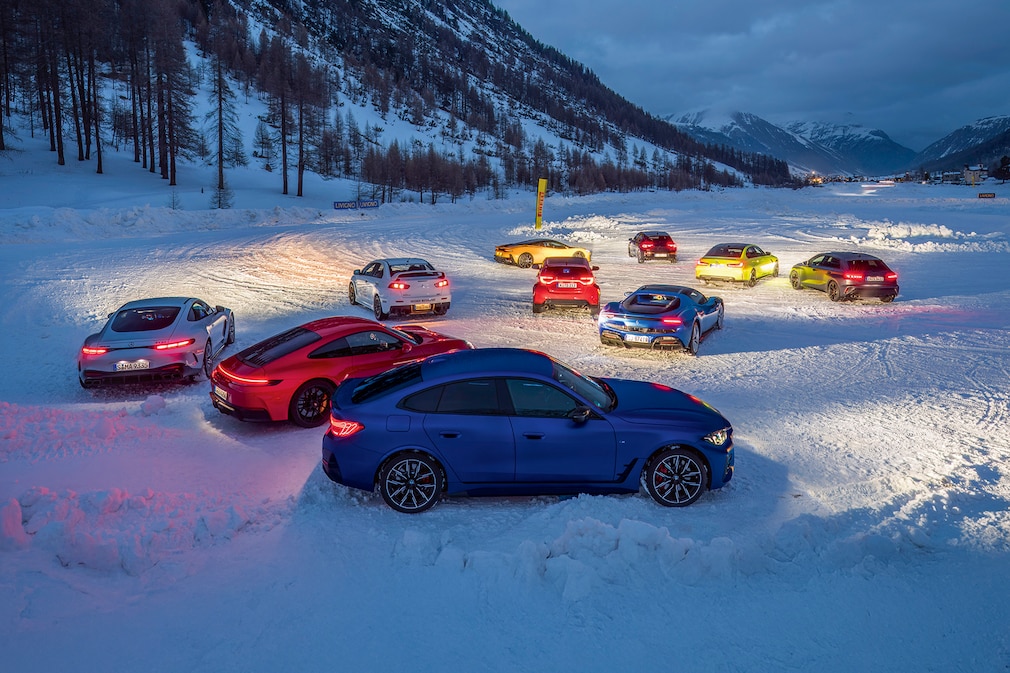 Supersportler, Rallye-Legenden und E-Power im Schnee-Test