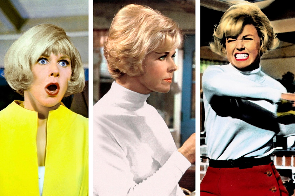 drei Filmszenen mit Doris Day