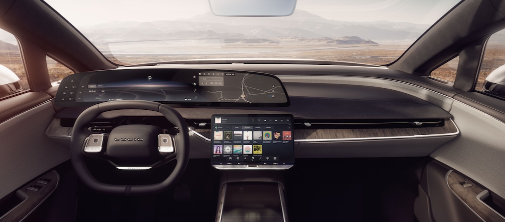 Lucid Gravity Cockpit