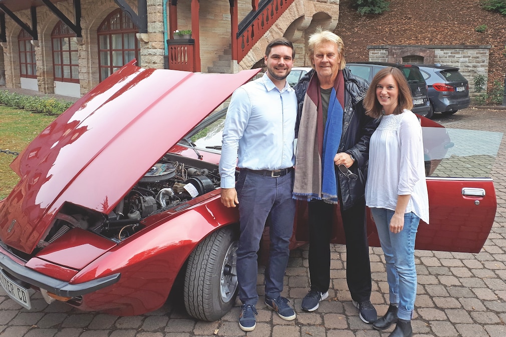 Howard Carpendale mit zwei Fans am Bitter CD