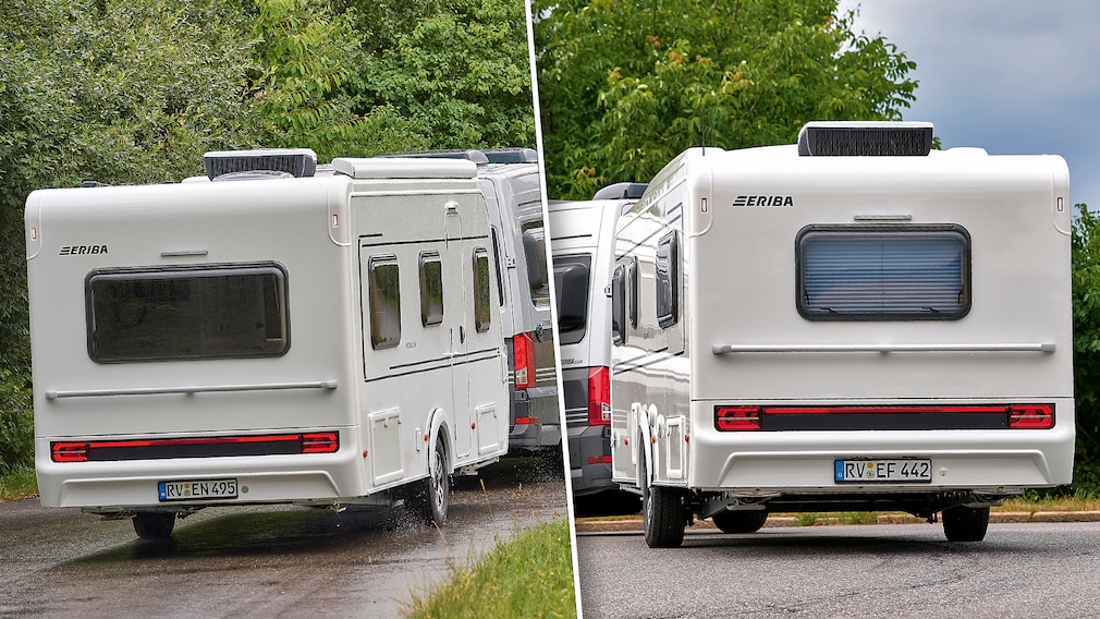 Caravan-Vergleichstest: Eriba Feeling 442 gegen Novaline 495