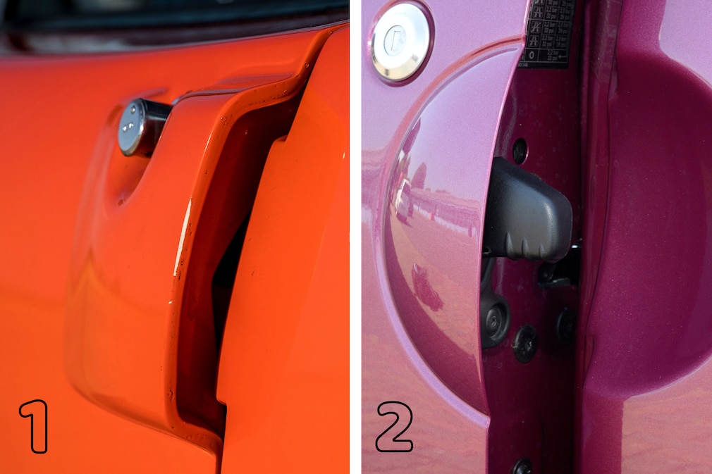 Türgriffe von Saab Sonett III und Renault Twingo 1.