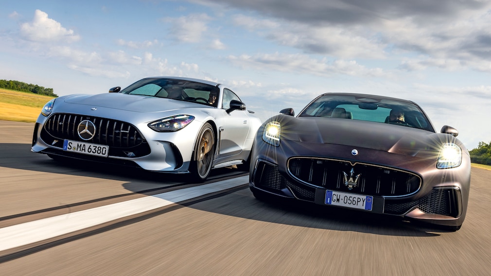 Mercedes-AMG GT 63 4Matic+ vs. Maserati GranTurismo Trofeo: Test