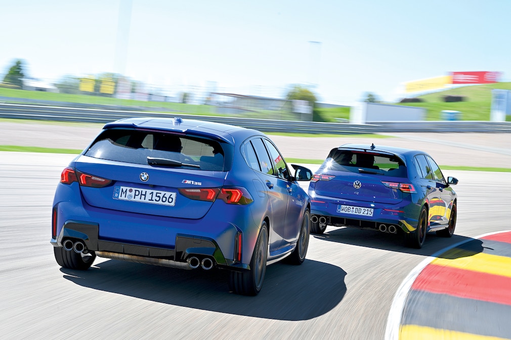 BMW M135 xDrive vs. VW Golf R: Vergleichstest