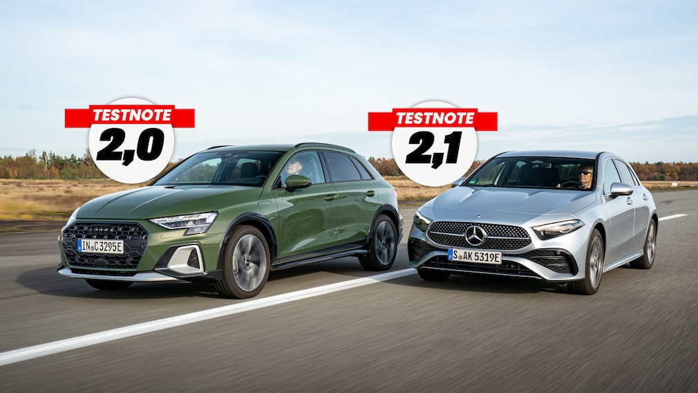 Audi A3 allstreet TFSI e 150 kW Mercedes A 250 e