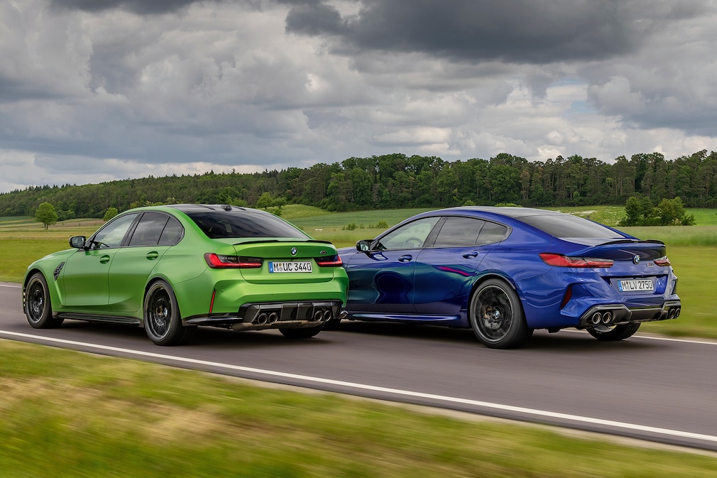 BMW M8 Competition Gran Coupé vs. M3 Competition xDrive: