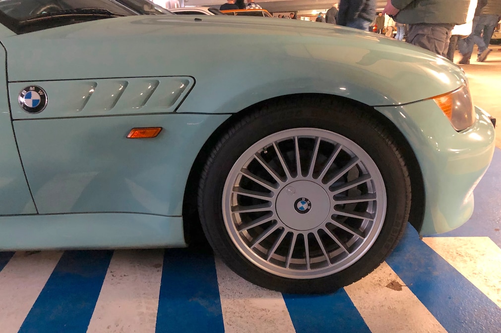 Vorderrad des BMW Z3