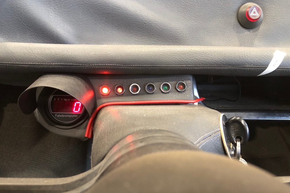 Instrumente des Fiat 500 Top Chop