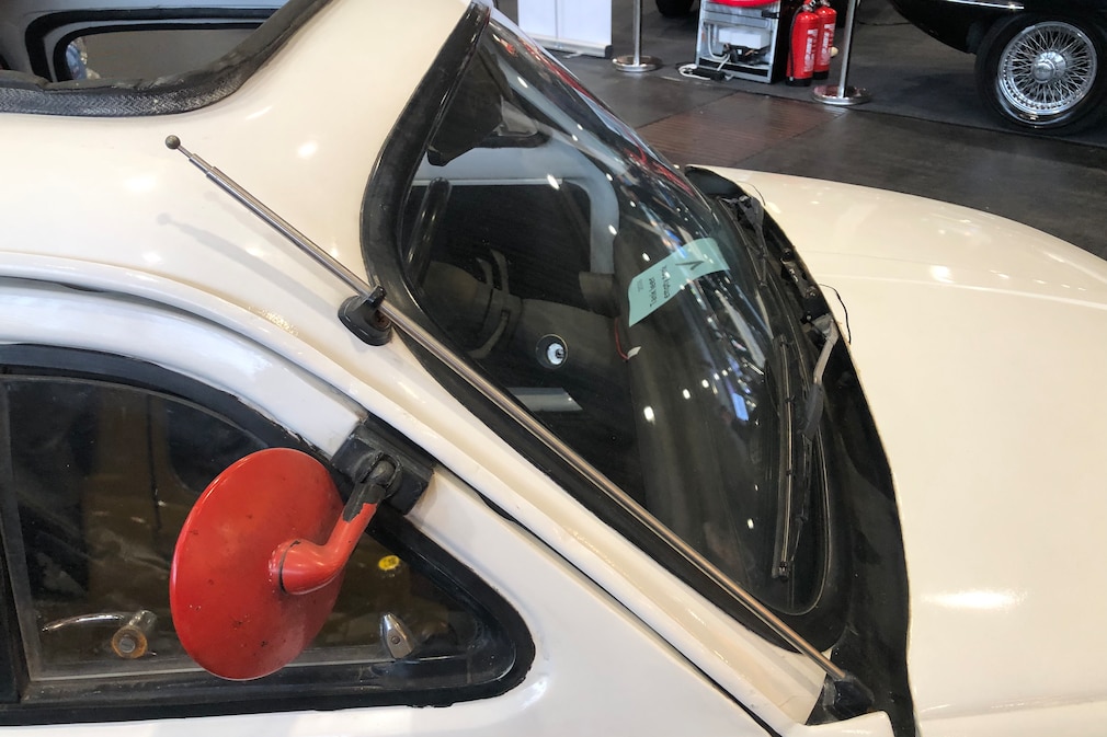 Windschutzscheibenrahmen des Fiat 500 Top Chop