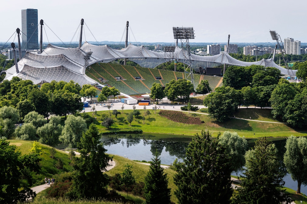 Zeltdach des Olympiastadions in München