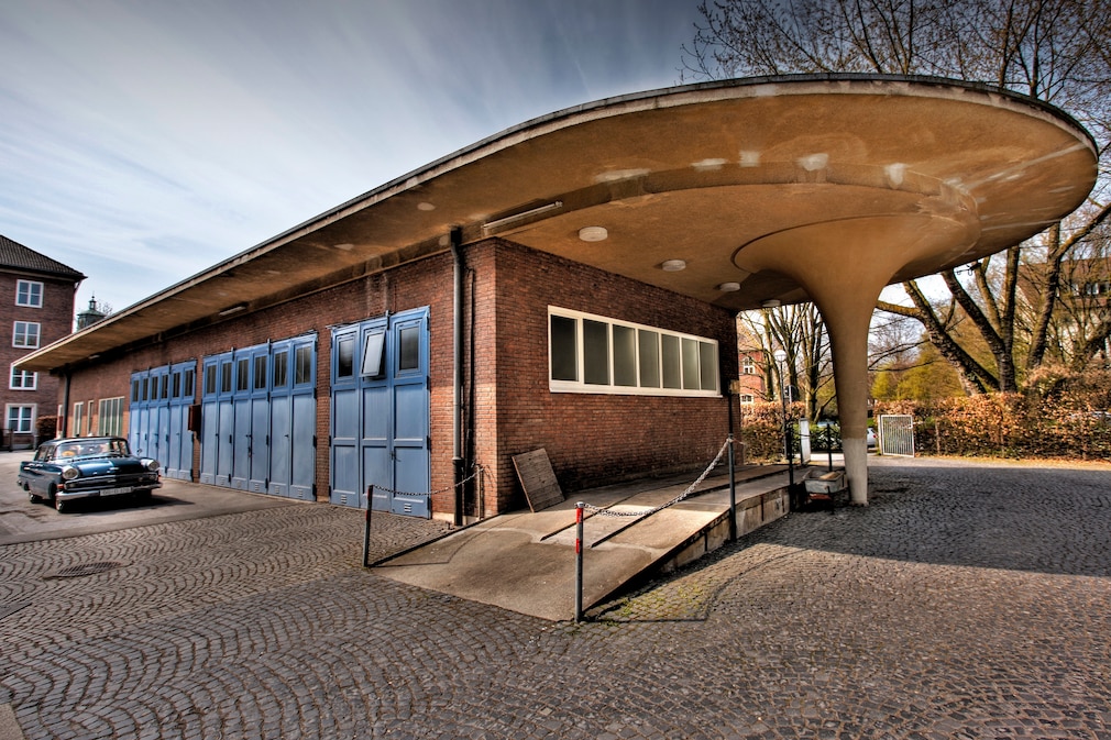 Historisches Vordach am Landeshaus in Münster
