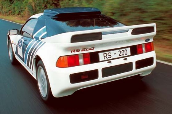 Rallyeauto Ford RS 200