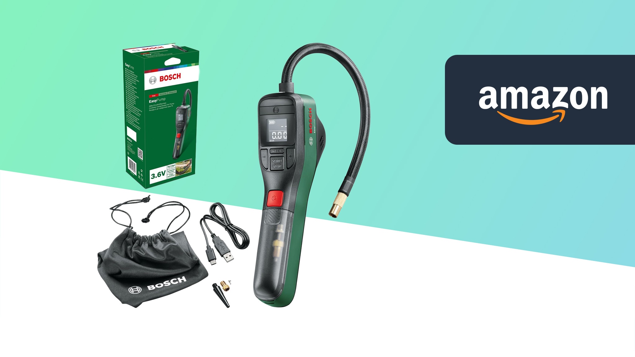 Bosch Mini-Kompressor jetzt stark reduziert bei Amazon