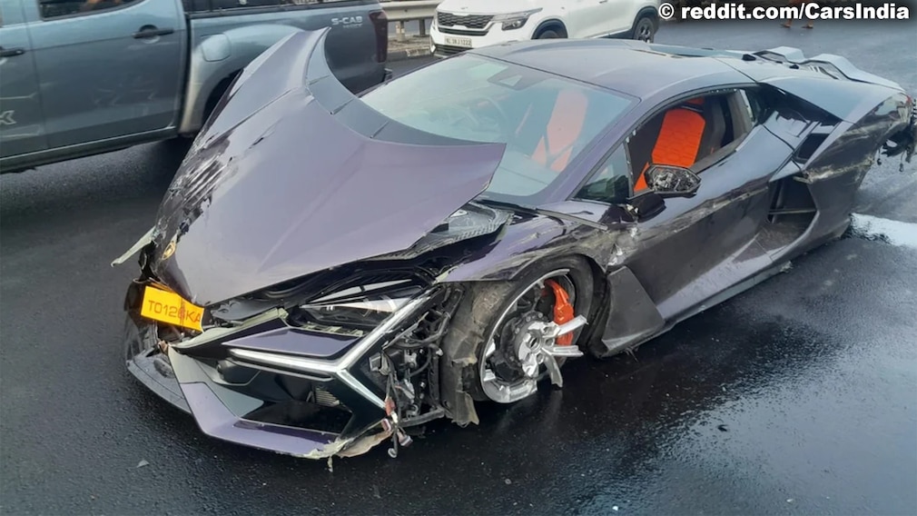 Lamborghini Revuelto: Crash