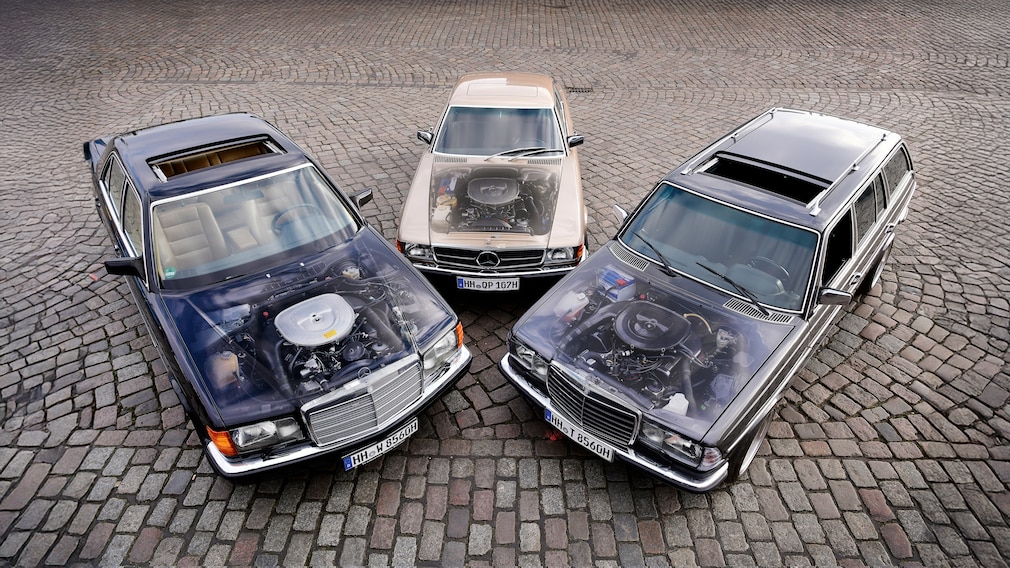 Mercedes 560 SE, Mercedes 500 SLC 5.6, Mercedes 560 TE