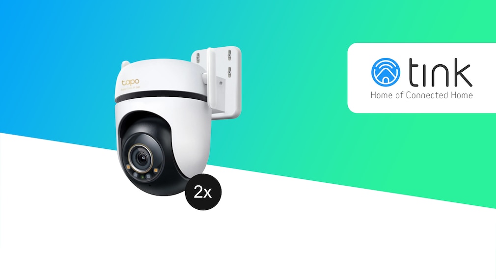 TP-Link Tapo C530WS - Schwenk-Neige-Außenkamera - 2er-Set
