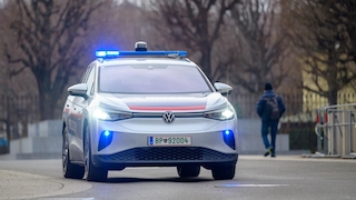 Polizeiauto Österreich Elektroauto VW ID.4
