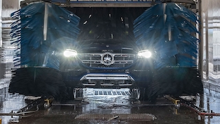 Mercedes GLS - Waschstraßenfunktion