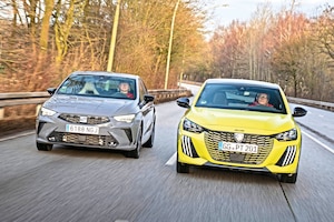 Peugeot 208 Hybrid 110 e-DSC6 Seat Ibiza 1.0 TSI DSG