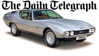 Jaguar Pirana by Bertone stehend von schräg vorn