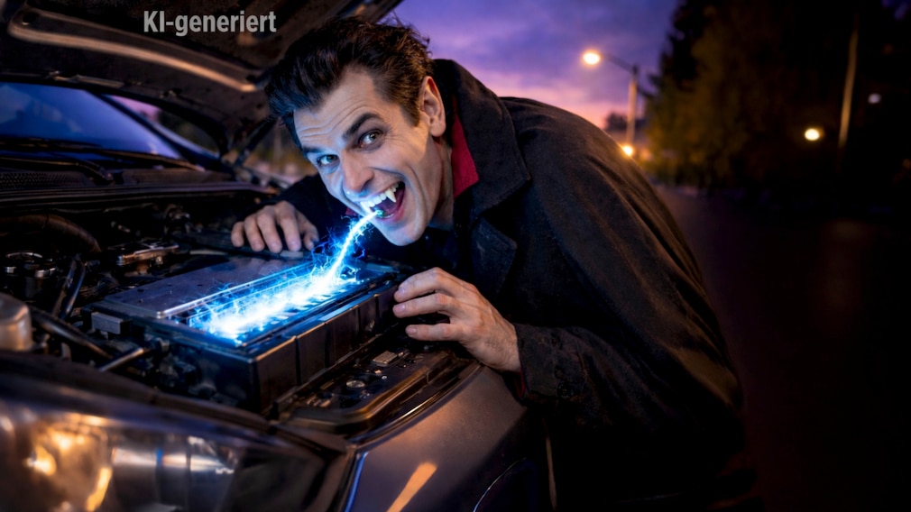 Vampir-Verluste Vampire Drain E-Autos Elektroautos Akku Batterie Strom Energie