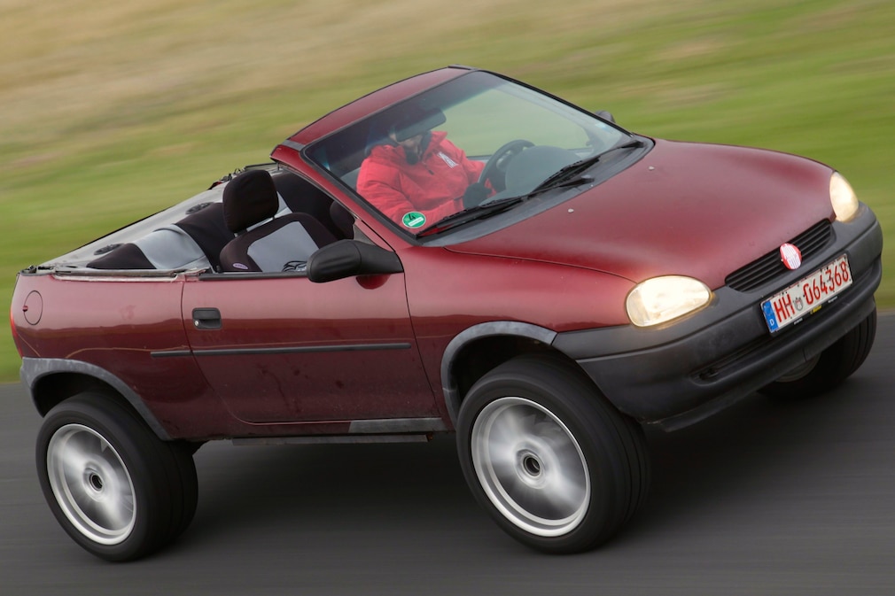 Umbau Opel Corsa B als SUV-Cabriolet