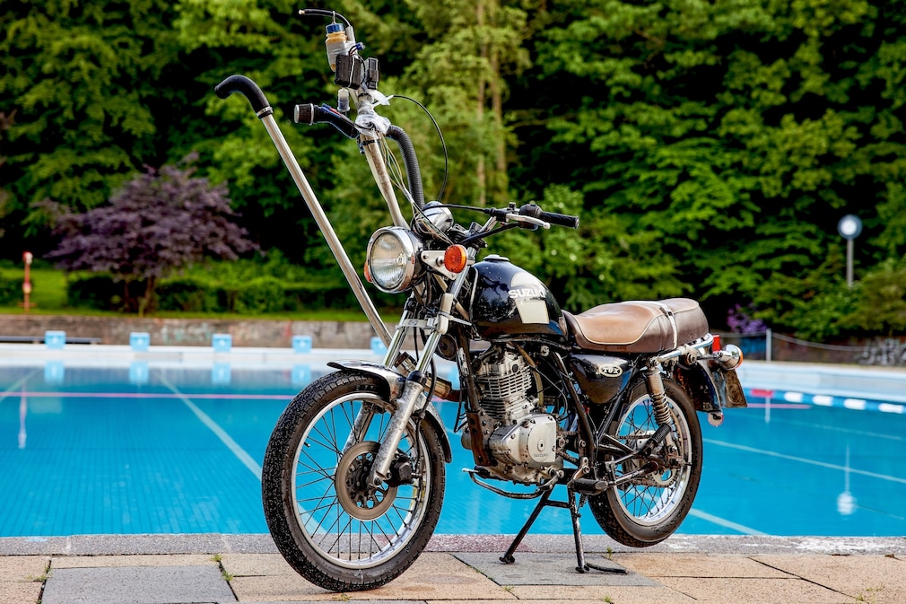 Unterwasser-Motorrad Suzuki Umbau