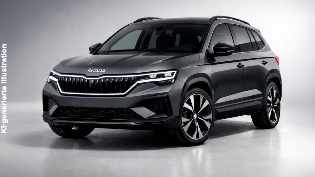 KI-Illustration eines Skoda Karoq-Nachfolgers