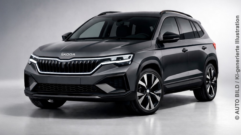 KI-Illustration eines Skoda Karoq-Nachfolgers