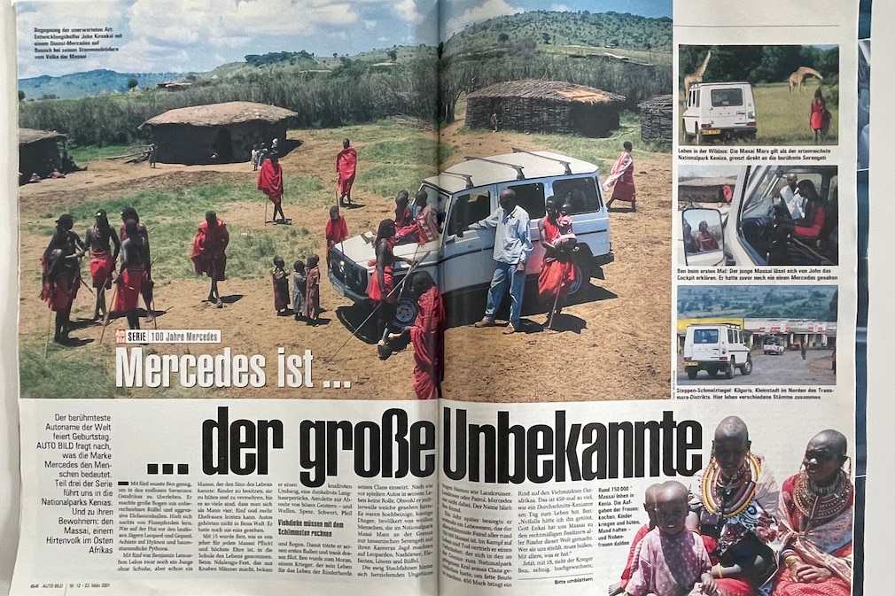 Doppelseite aus AUTO BILD