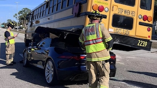 Jaguar F-Type Crash