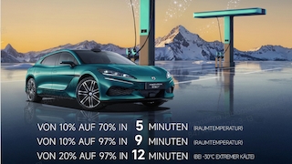 Megawatt-Ladestation für Elektroautos Start in Europa