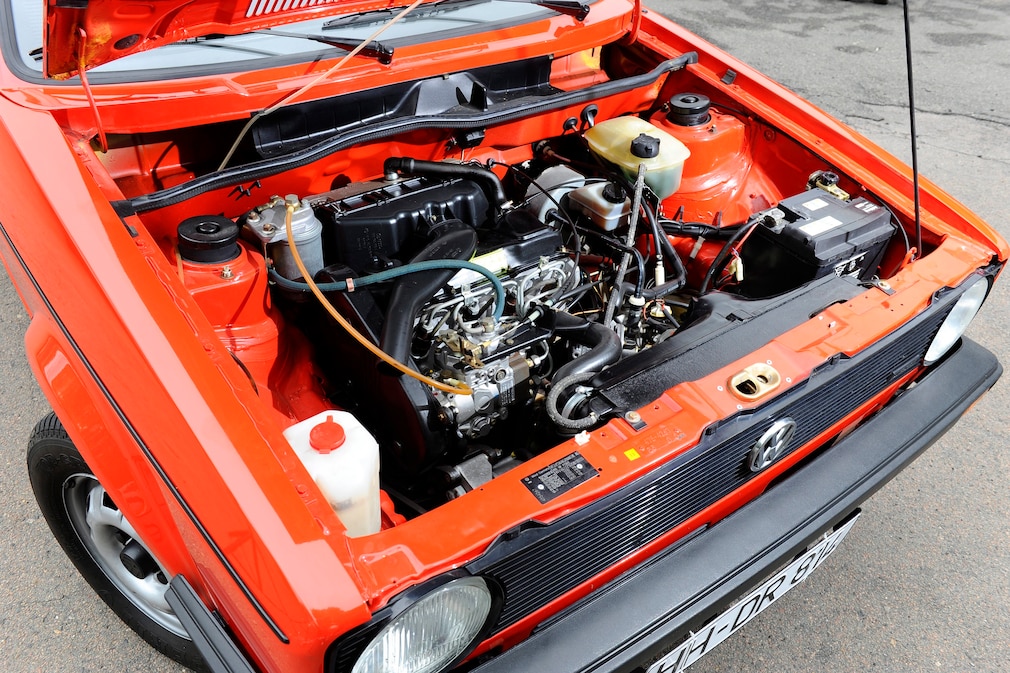 Motor des VW Golf Mk1 Diesel