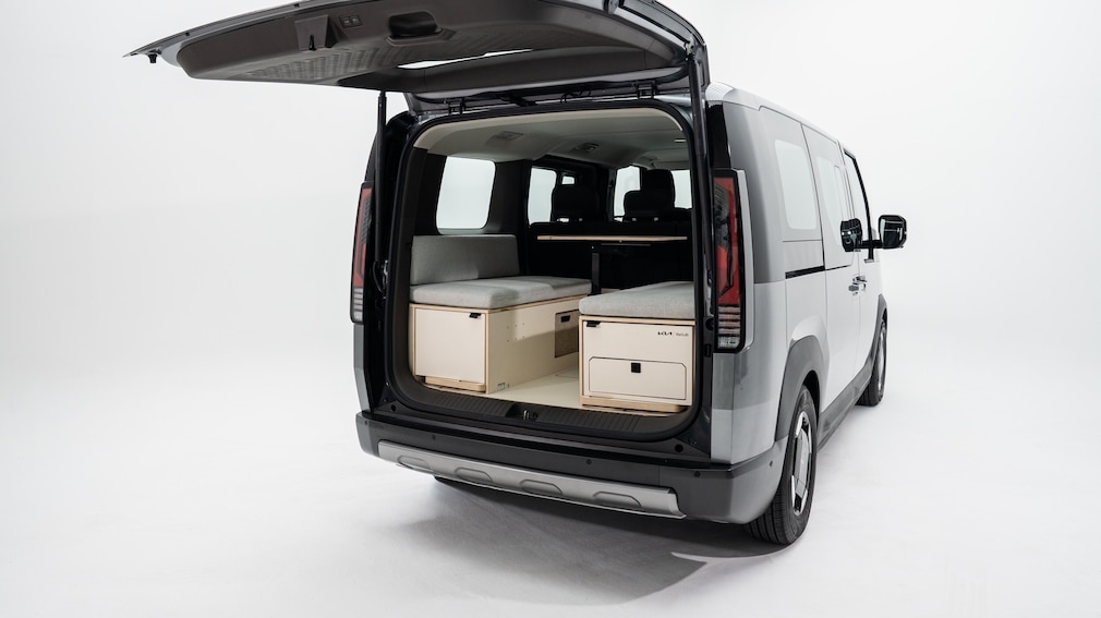 Kia PV5 Passenger mit VanLab-Campingmodul