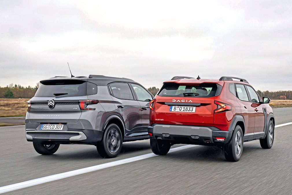 Citroën C3 Aircross Turbo 100 Dacia Duster Eco-G 100
